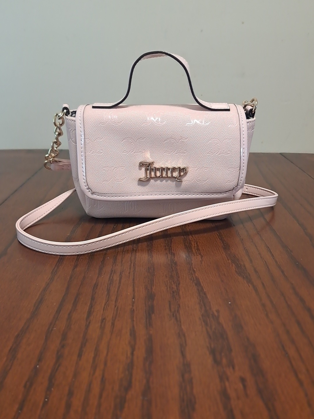 Juicy Couture Blush Pink Mini Crossbody Bag